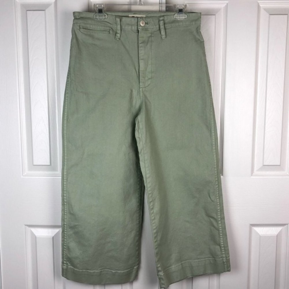 Madewell Emmett High Waist Crop Wide Leg P… - Picture 3 of 9